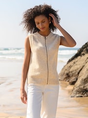Celtic & Co.Cream Zip Thru Cardigan - Image 1 of 7