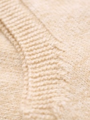 Celtic & Co.Cream Zip Thru Cardigan - Image 6 of 7