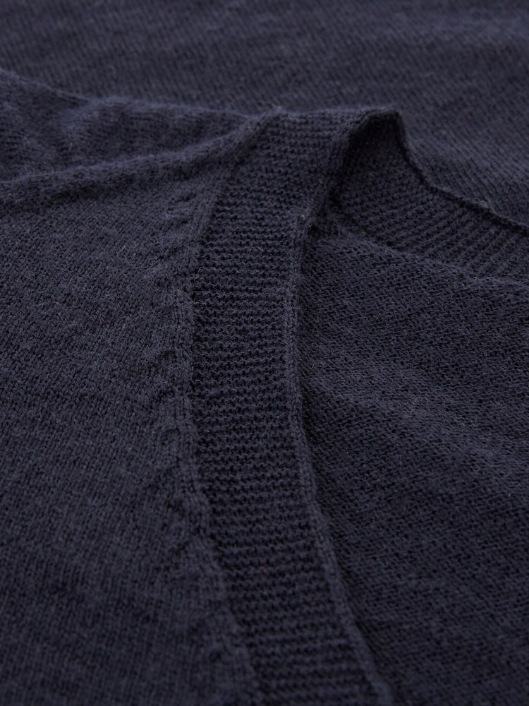 Celtic & Co. Fine Knit Merino V-Neck Jumper - Image 6 of 8