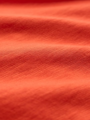 Celtic & Co. Orange Slub Jsy Pleat Back 100% Cotton Tank - Image 5 of 5
