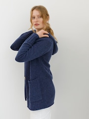 Celtic & Co. Flecked Hooded Coatigan - Image 1 of 5