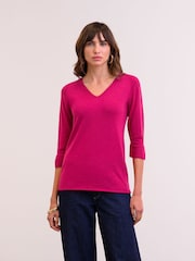 Celtic & Co. Fine Knit Merino V-Neck Jumper - Image 1 of 5