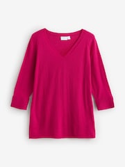 Celtic & Co. Fine Knit Merino V-Neck Jumper - Image 3 of 5