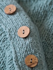 Celtic & Co. Slub Knit Button Detail Linen Blend Jumper - Image 3 of 4