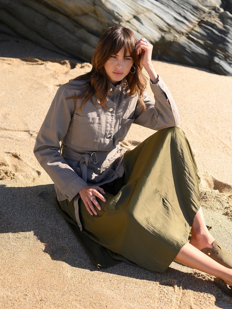 Celtic & Co. Natural Canvas Safari 100% Cotton Jacket - Image 3 of 6