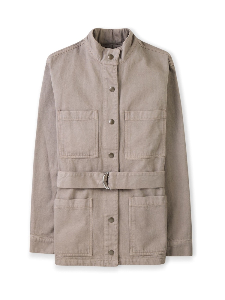Celtic & Co. Natural Canvas Safari 100% Cotton Jacket - Image 4 of 6
