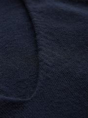 Celtic & Co. Blue Geelong Slouch V-Neck Jumper - Image 4 of 4