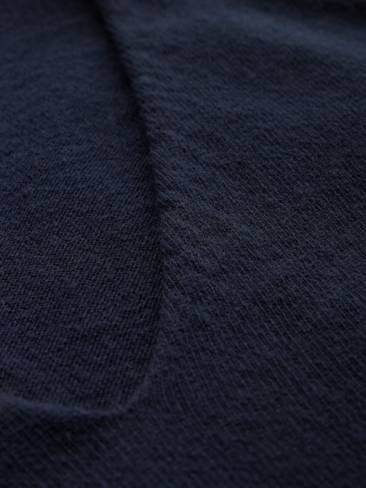 Celtic & Co. Blue Geelong Slouch V-Neck Jumper - Image 4 of 4