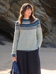 Celtic & Co. Green Statement Donegal Jumper - Image 1 of 7