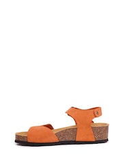 Celtic & Co. Low Wedge Dbl Buckle Sandals - Image 2 of 5