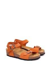 Celtic & Co. Low Wedge Dbl Buckle Sandals - Image 3 of 5