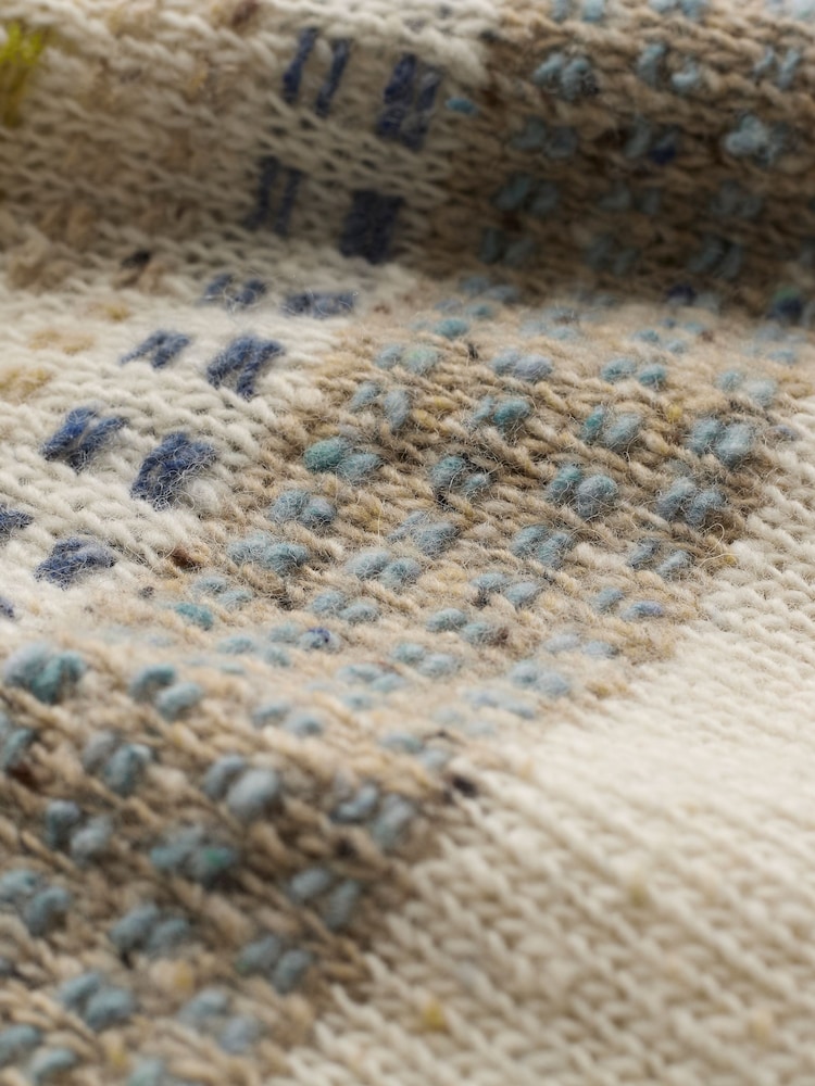 Celtic & Co. Float Print Stitch Yoke Donegal Jumper - Image 3 of 4