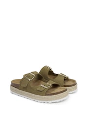 Celtic & Co. Double Buckle Sandals - Image 3 of 4