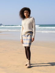 Celtic & Co. Slub Knit Button Detail Linen Blend Jumper - Image 1 of 7