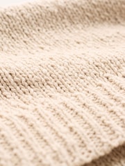 Celtic & Co. Slub Knit Button Detail Linen Blend Jumper - Image 6 of 7