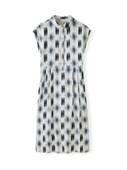 Celtic & Co. Grown On Sleeve 100% Linen Midi Dress - Image 2 of 2