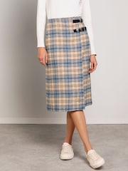 Azul - Celtic & Co. Midi Celt Kilt Skirt - Imagen 1 de 6