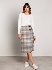 Azul - Celtic & Co. Midi Celt Kilt Skirt - Imagen 2 de 6