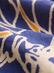 Celtic & Co. Blue Knee Length 100% Linen Shift Dress - Image 3 of 5