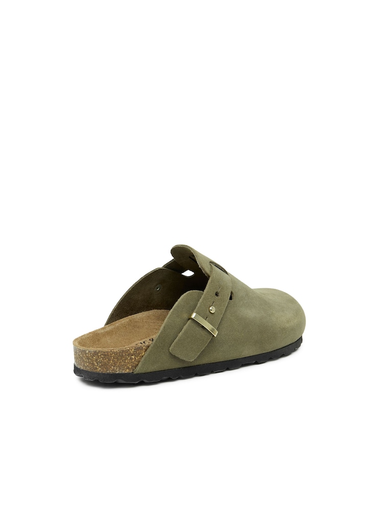 Celtic & Co. Green Stud Strap Clogs - Image 8 of 8