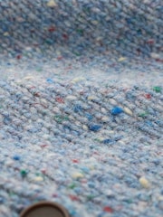 Celtic & Co. Blue Donegal Funnel Neck Cardigan - Image 5 of 5