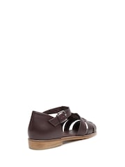 Celtic & Co. Minimal Fisherman Brown Sandals - Image 3 of 6