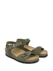 Celtic & Co. Low Wedge Dbl Buckle Sandals - Image 4 of 6