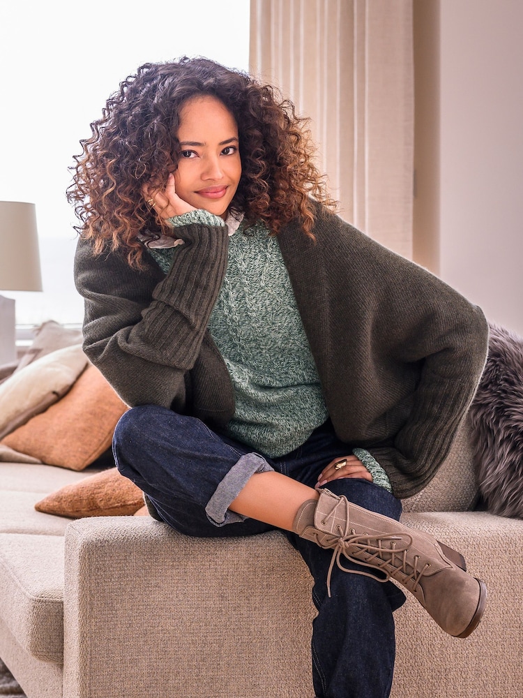 Celtic & Co. Supersoft Cocoon Cardigan - Image 1 of 6
