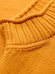 Celtic & Co. Gold Purl Detail Gansy Jumper - Image 4 of 6