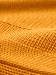 Celtic & Co. Gold Purl Detail Gansy Jumper - Image 5 of 6