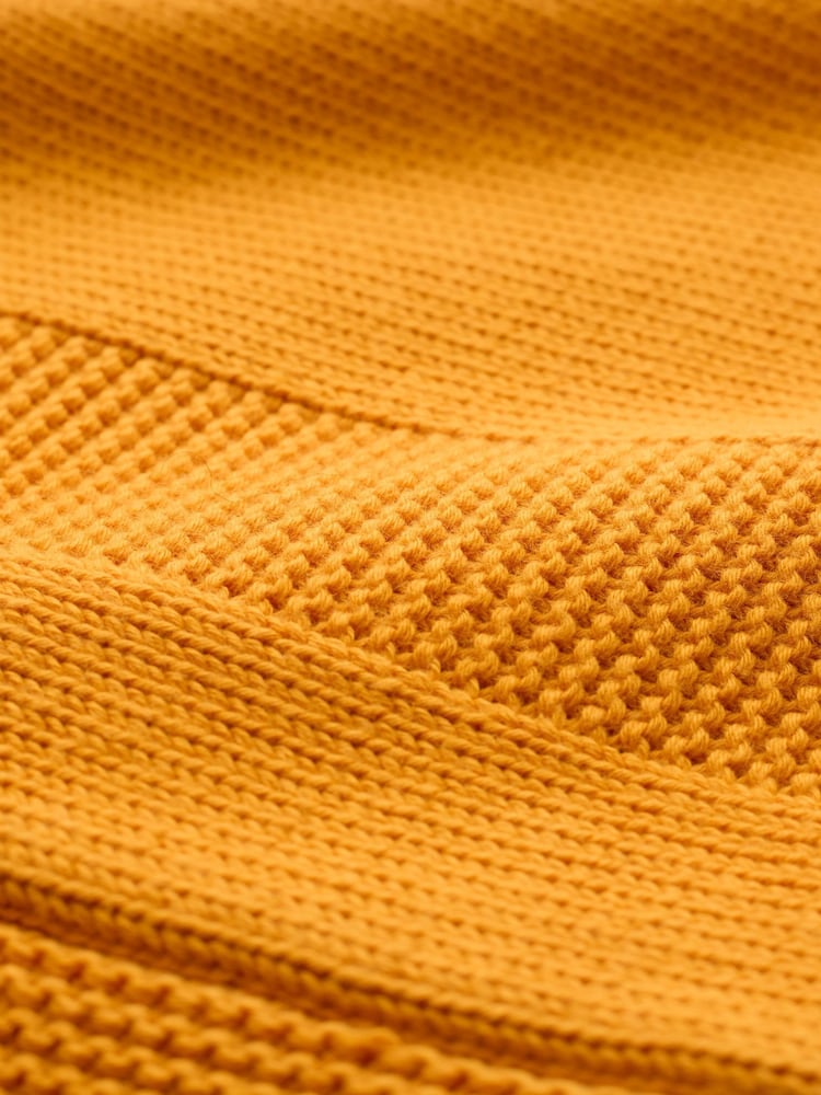 Celtic & Co. Gold Purl Detail Gansy Jumper - Image 5 of 6
