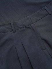Celtic & Co. – drapierte Hose mit weitem Bein aus Leinenmischung, Blau - Bild 6 von 8