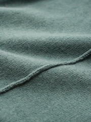 Celtic & Co. Blue Drape Funnel Neck Jumper - Image 5 of 6