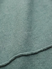 Celtic & Co. Blue Drape Funnel Neck Jumper - Image 6 of 6