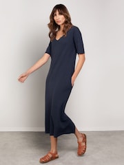 Celtic & Co. V-Neck Midi Dress - Image 2 of 4