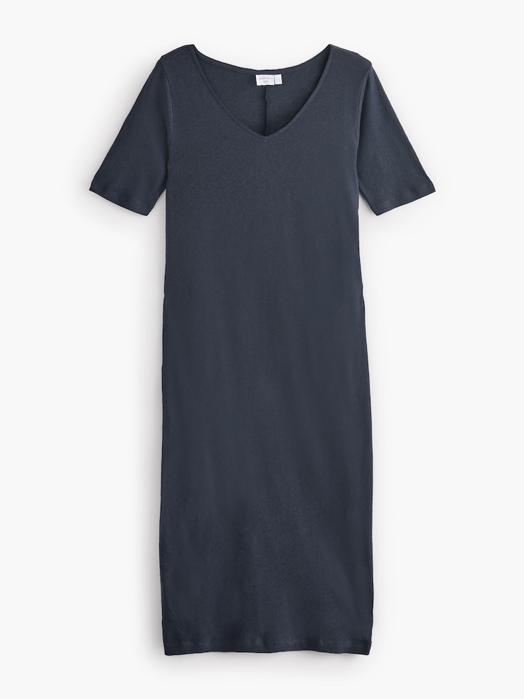 Celtic & Co. V-Neck Midi Dress - Image 4 of 4