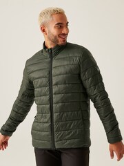 Regatta Green Mens Marizion Mid Weight Padded Jacket - Image 1 of 6