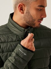 Regatta Green Mens Marizion Mid Weight Padded Jacket - Image 4 of 6