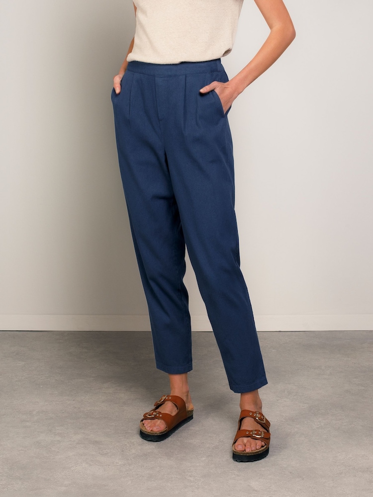 Celtic & Co. Twill Tapered Pull On 100% Cotton Trousers - Image 2 of 3