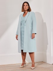 Live Unlimited Blue Sky Longline Tailored Jacket - Image 1 of 4