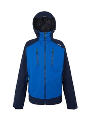 Regatta Blue Mens Sacramento X 2 in 1 Waterproof Jacket - Image 7 of 10