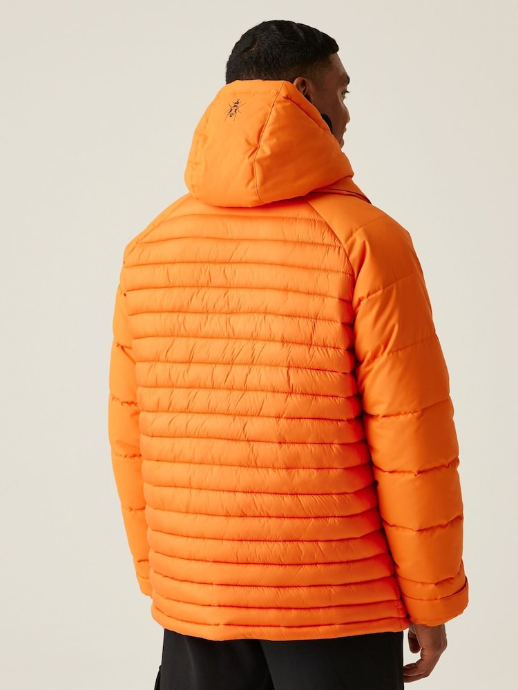 Regatta Orange Mens Christian Lacroix Congenies Short Padded Jacket - Image 2 of 8