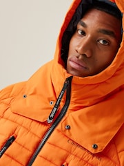 Regatta Orange Mens Christian Lacroix Congenies Short Padded Jacket - Image 6 of 8