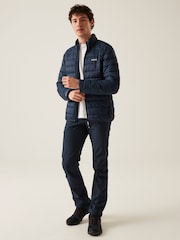 Regatta Blue Mens Marizion Mid Weight Padded Jacket - Image 3 of 6