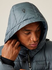 Regatta Grey Christian Lacroix Mens Collongues Long Padded Jacket - Image 5 of 8