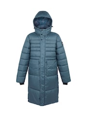 Regatta Grey Christian Lacroix Mens Collongues Long Padded Jacket - Image 7 of 8