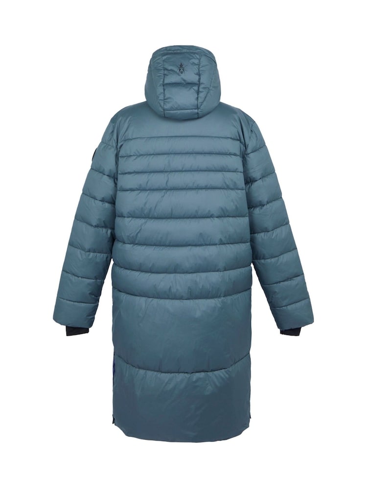 Regatta Grey Christian Lacroix Mens Collongues Long Padded Jacket - Image 8 of 8