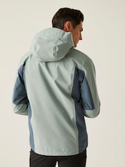 Regatta Green/Lime Mens Birchdale II Waterproof Jacket - Image 2 of 9