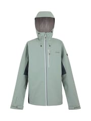 Regatta Green/Lime Mens Birchdale II Waterproof Jacket - Image 7 of 9