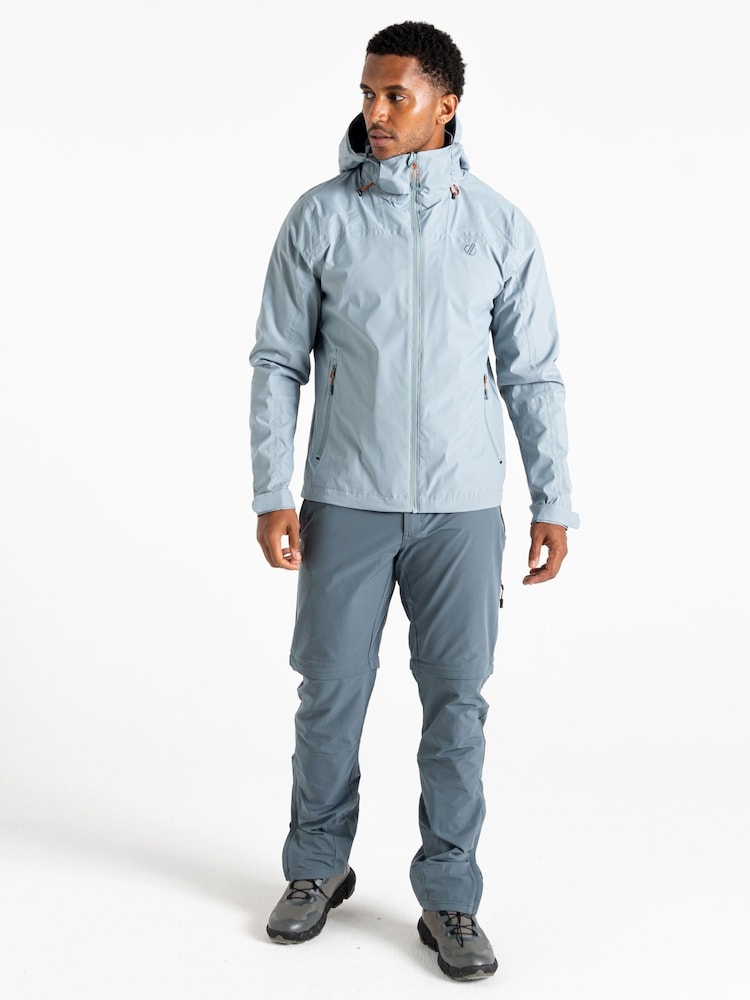 Dare 2b Mens Grey Switch Out II Waterproof Jacket - Image 2 of 8